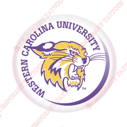 Western Carolina Catamounts Customize Temporary Tattoos Stickers NO.6945